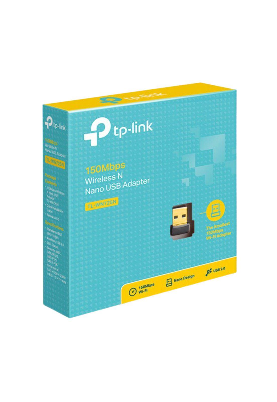TP-Link Adaptador USB Nano Inalámbrico N de 150Mbps TL-WN725N-4