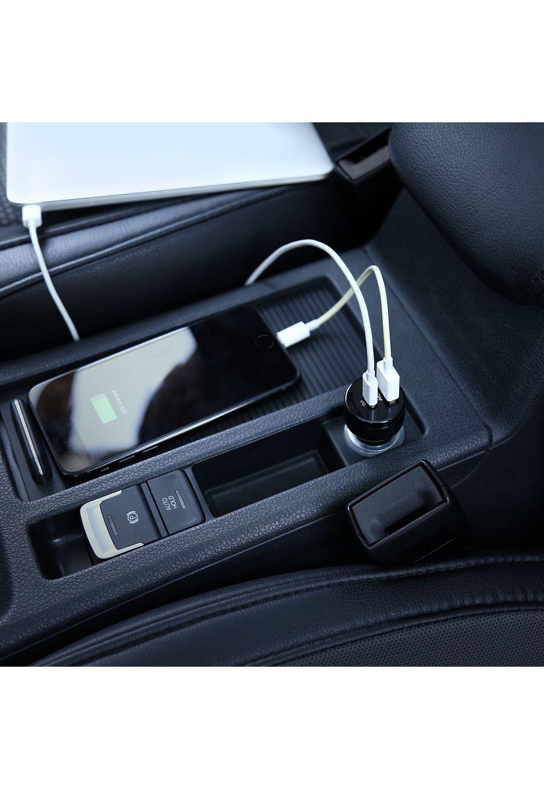AUKEY Cargador de vehículo USB-C con suministro de energía Negro - CC-Y7-4