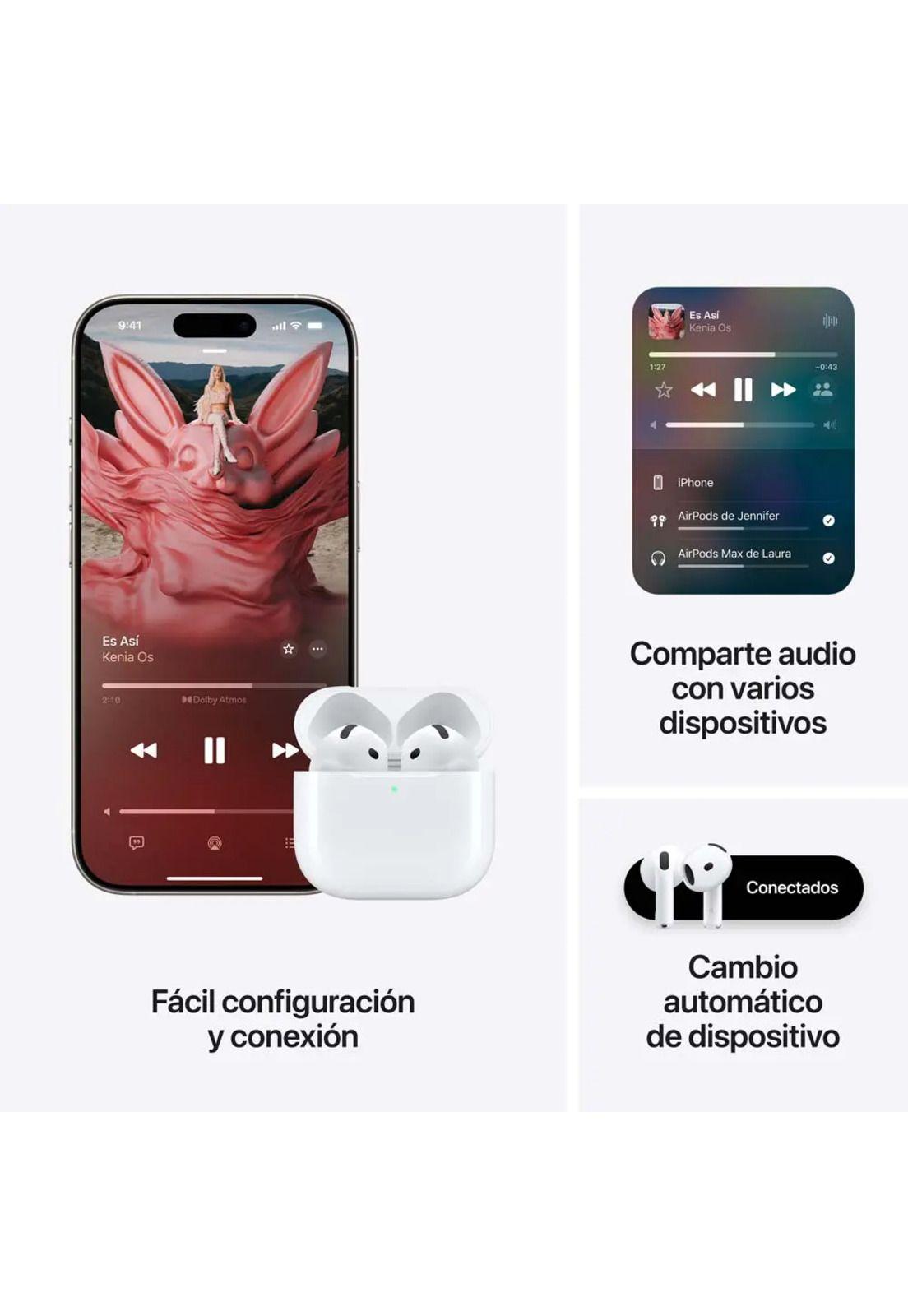 AirPods 4 con Cancelación Activa de Ruido-9
