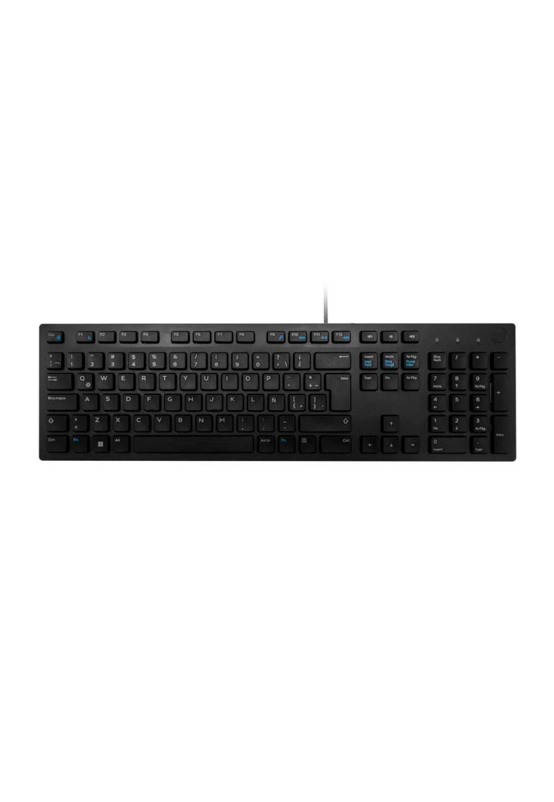 Dell Teclado Alámbrico KB216 Español Multimedia USB Negro-0