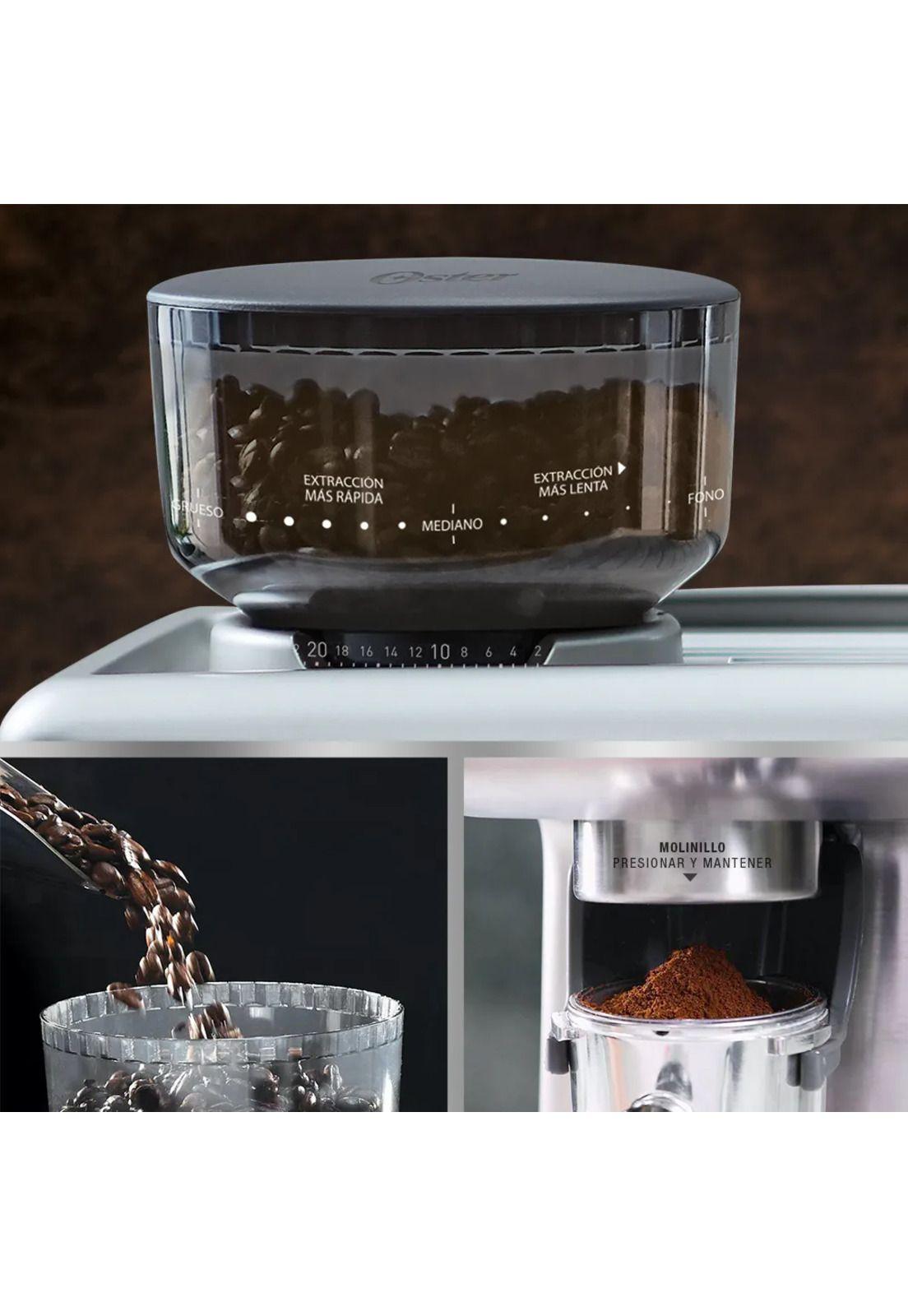 Oster Cafetera para Espresso Perfect Brew 15 Bares con Molino Integrado BVSTEM7300-6