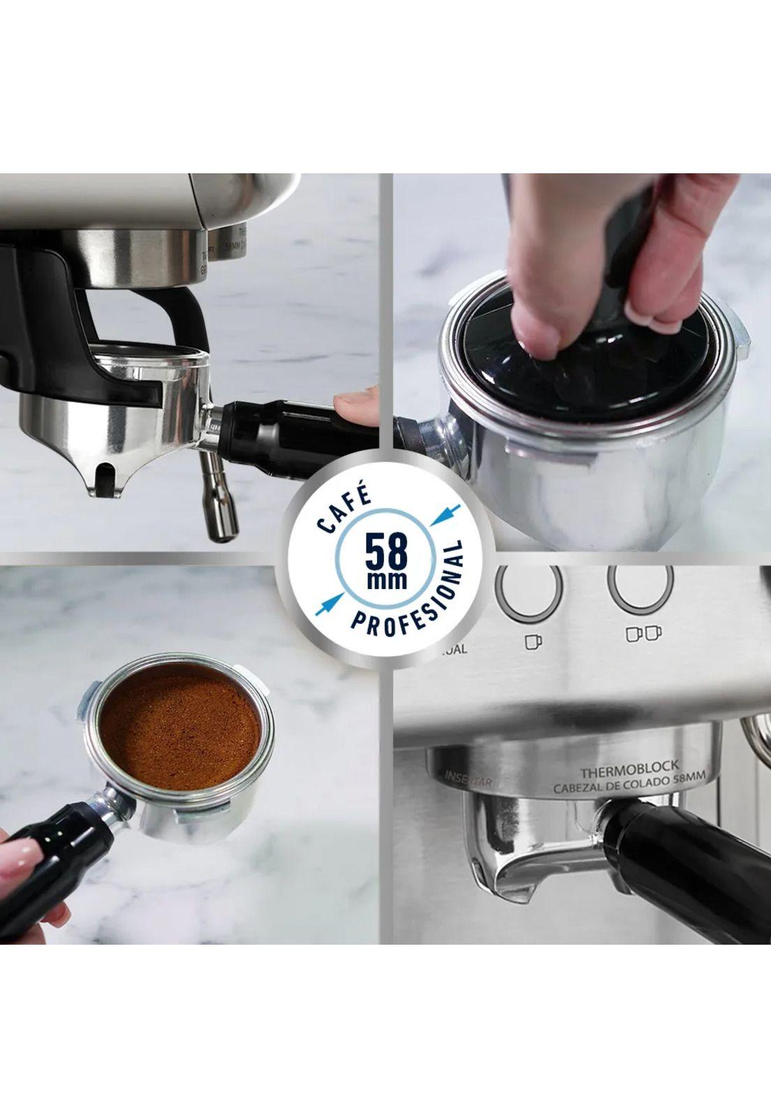 Oster Cafetera para Espresso Perfect Brew 15 Bares con Molino Integrado BVSTEM7300-9
