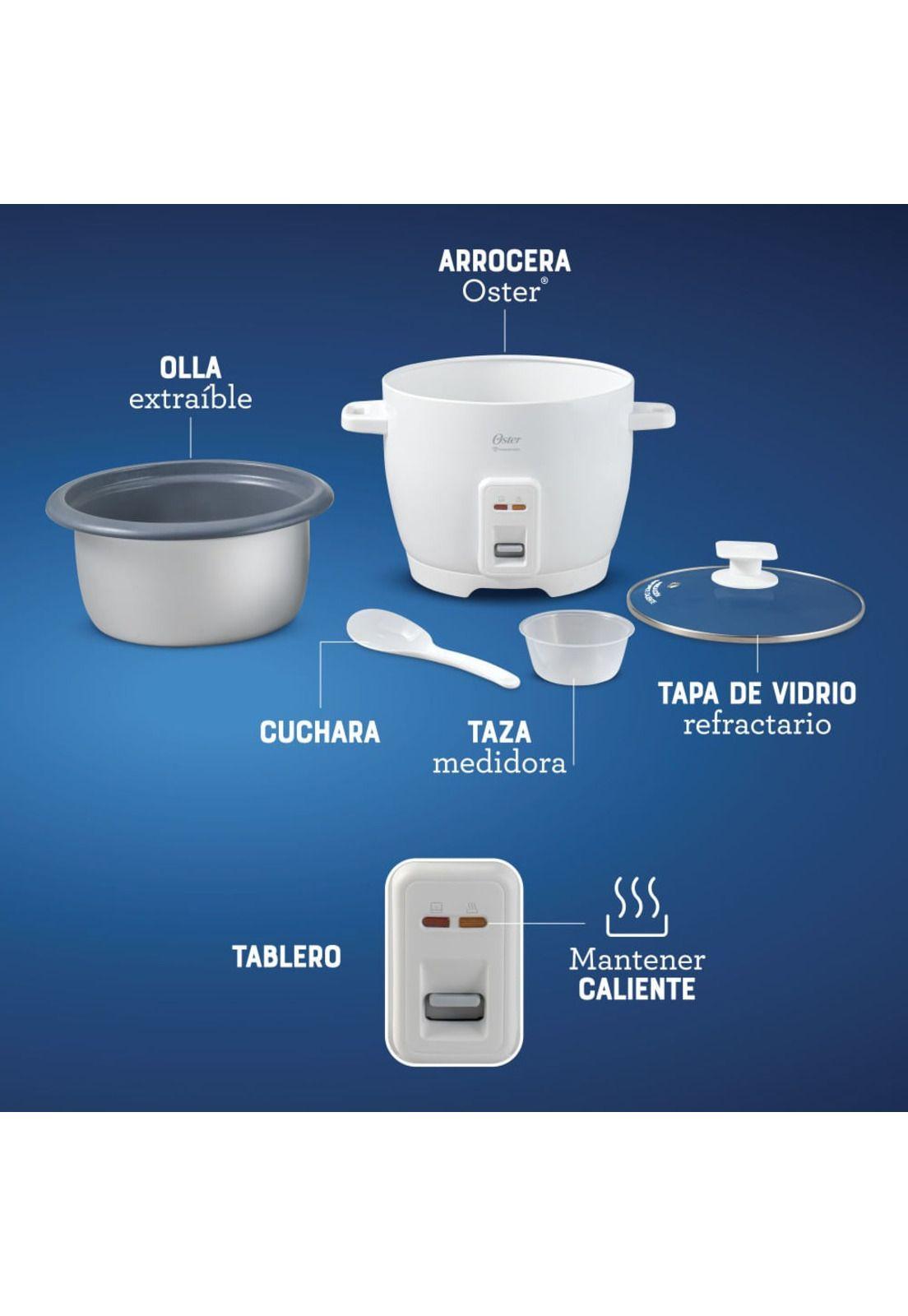 Oster  Arrocera de 7 Tazas con DiamondForce CKSTRCB7DFWHT-9