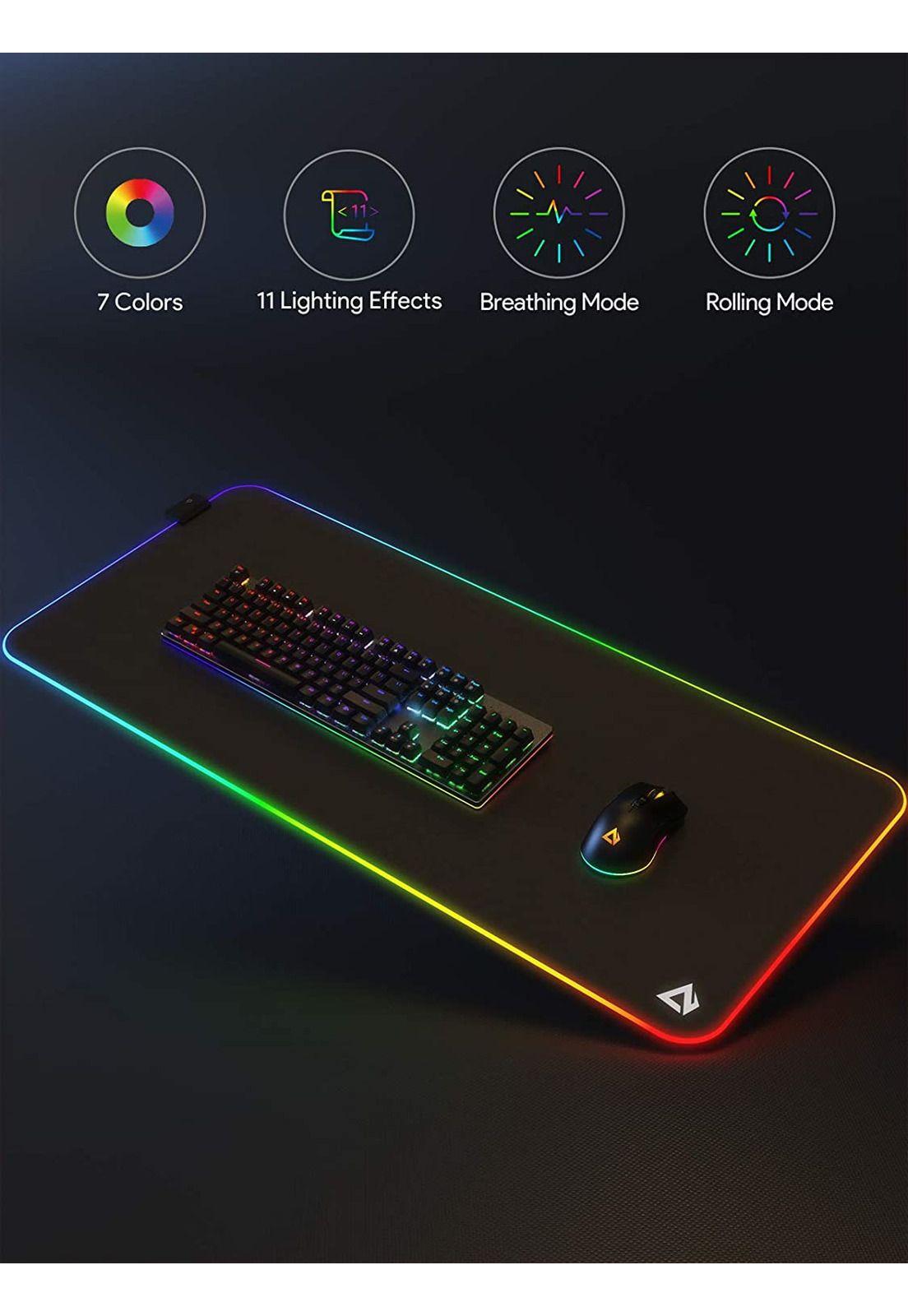 AUKEY Mouse Pad RGB Negro - KM-P7-4