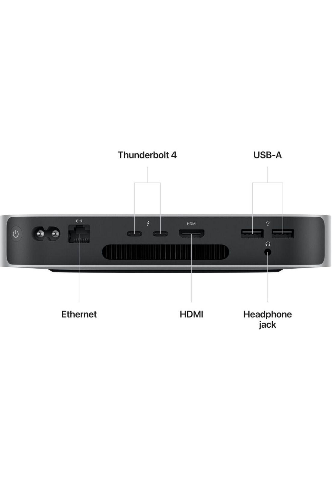 Mac Mini Apple M2 8/10 Core GPU 16GB RAM 512GB SSD Silver-2