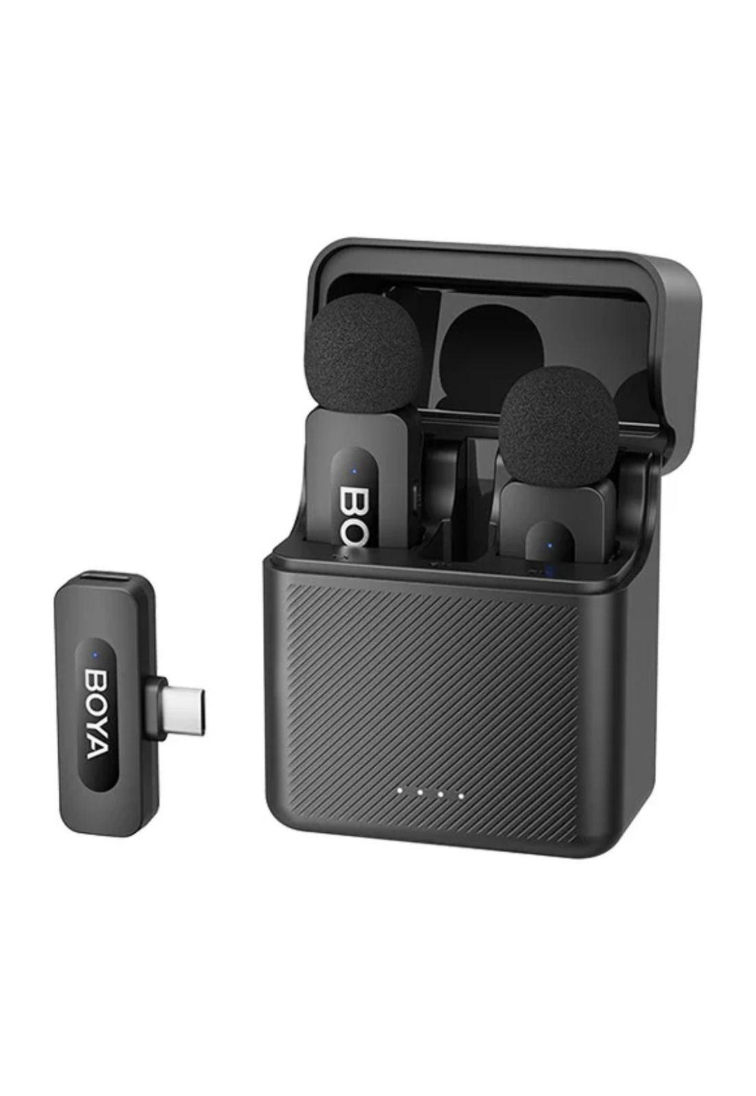Boya BY-V3 COMBO Micrófono Inalámbrico Dóble USB-C y Lightning-2