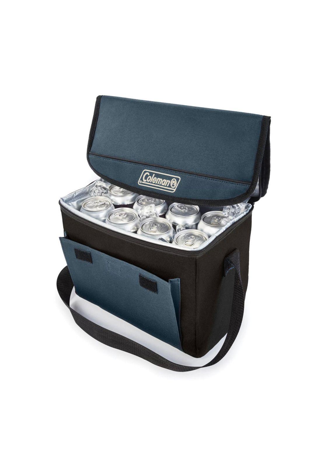 Soft Cooler Coleman 18 Latas Plegable Azul Slate-2