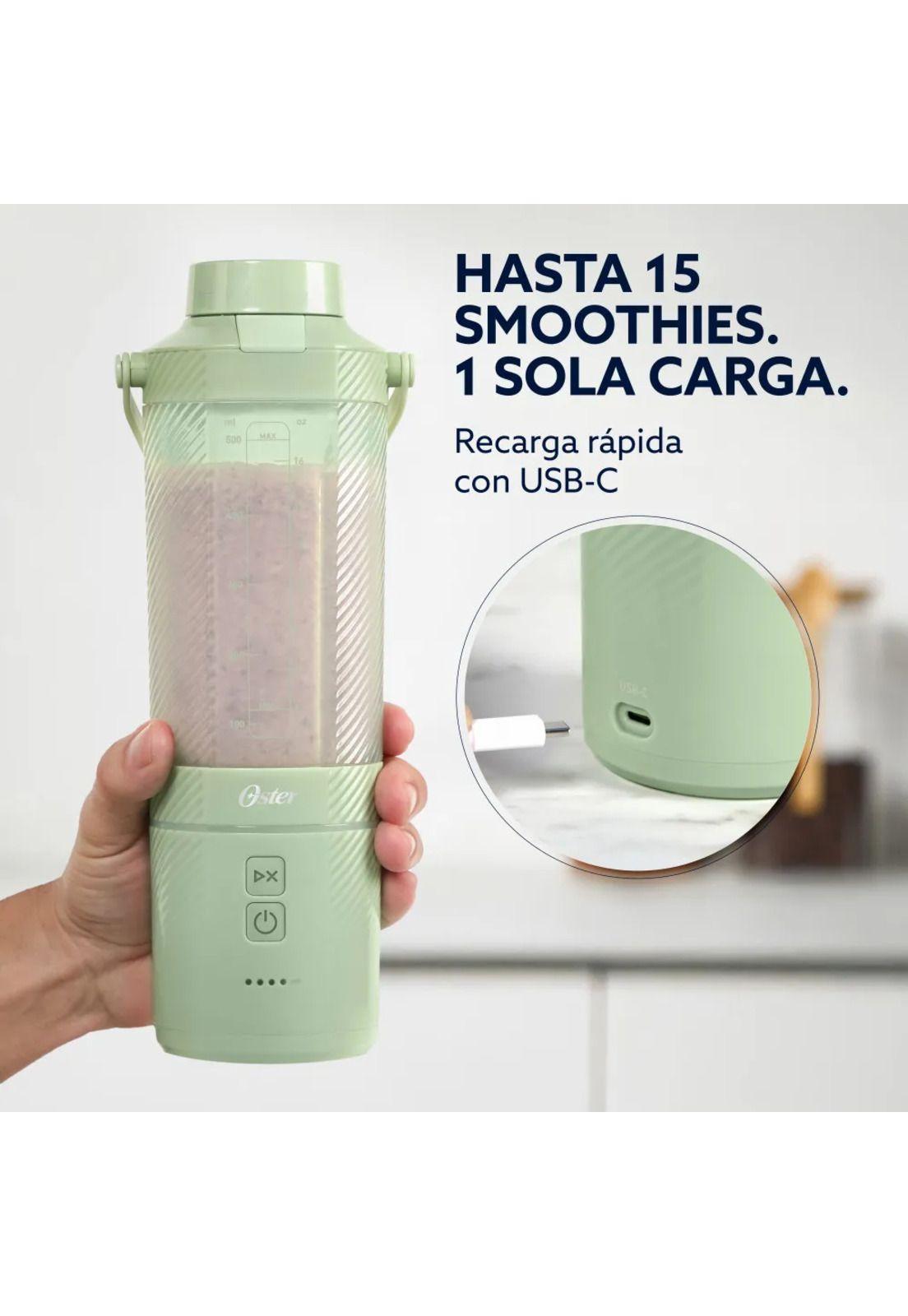 Licuadora Portátil GoMAX 590ml para Smoothies BLSTGFP-M20-000 - Verde-3