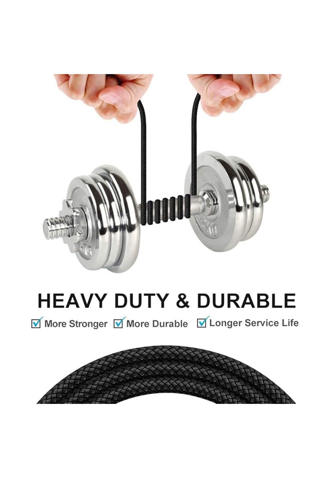 Cable de Carga USB-C Nylon Trenzado 9 Mts Negro-2