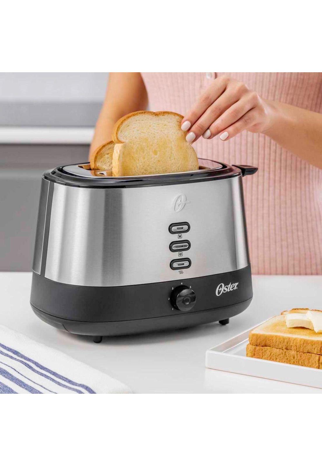 Oster Tostador 2 Rebanadas en Acero Inoxidable TSSTTR500-2