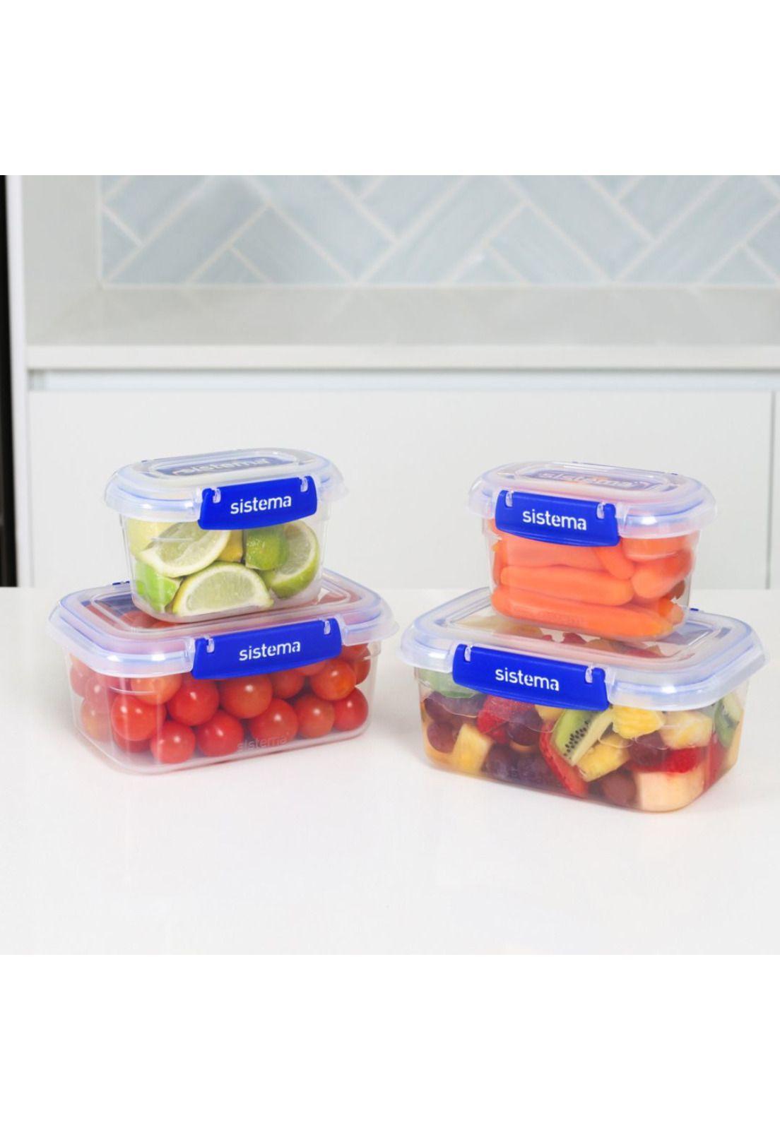 Set de 4 Contenedores Sistema Klip It Plus 400ML y 1L-3