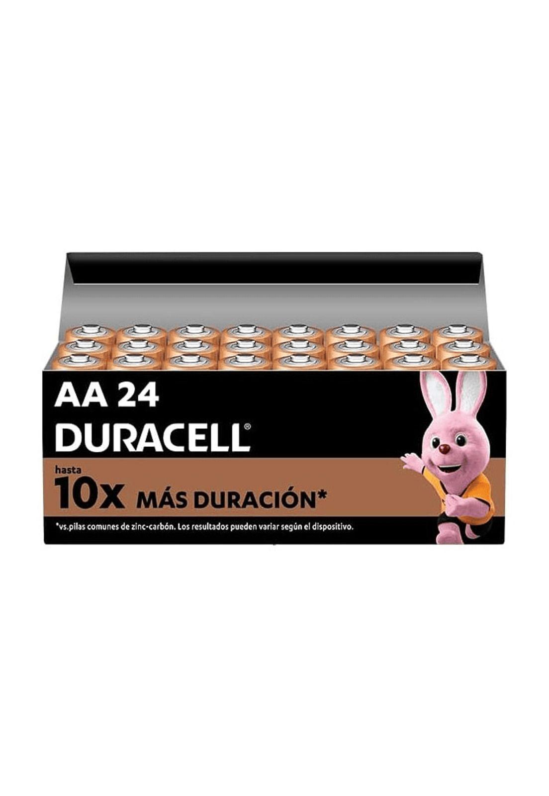 Pack 24 Pilas Duracell AA Alcalina Caja-0