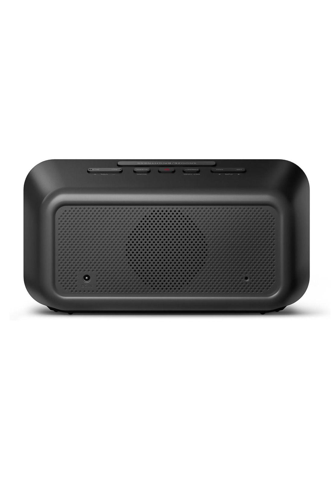 Philips Radio Reloj FM con Pantalla Grande Negro-3