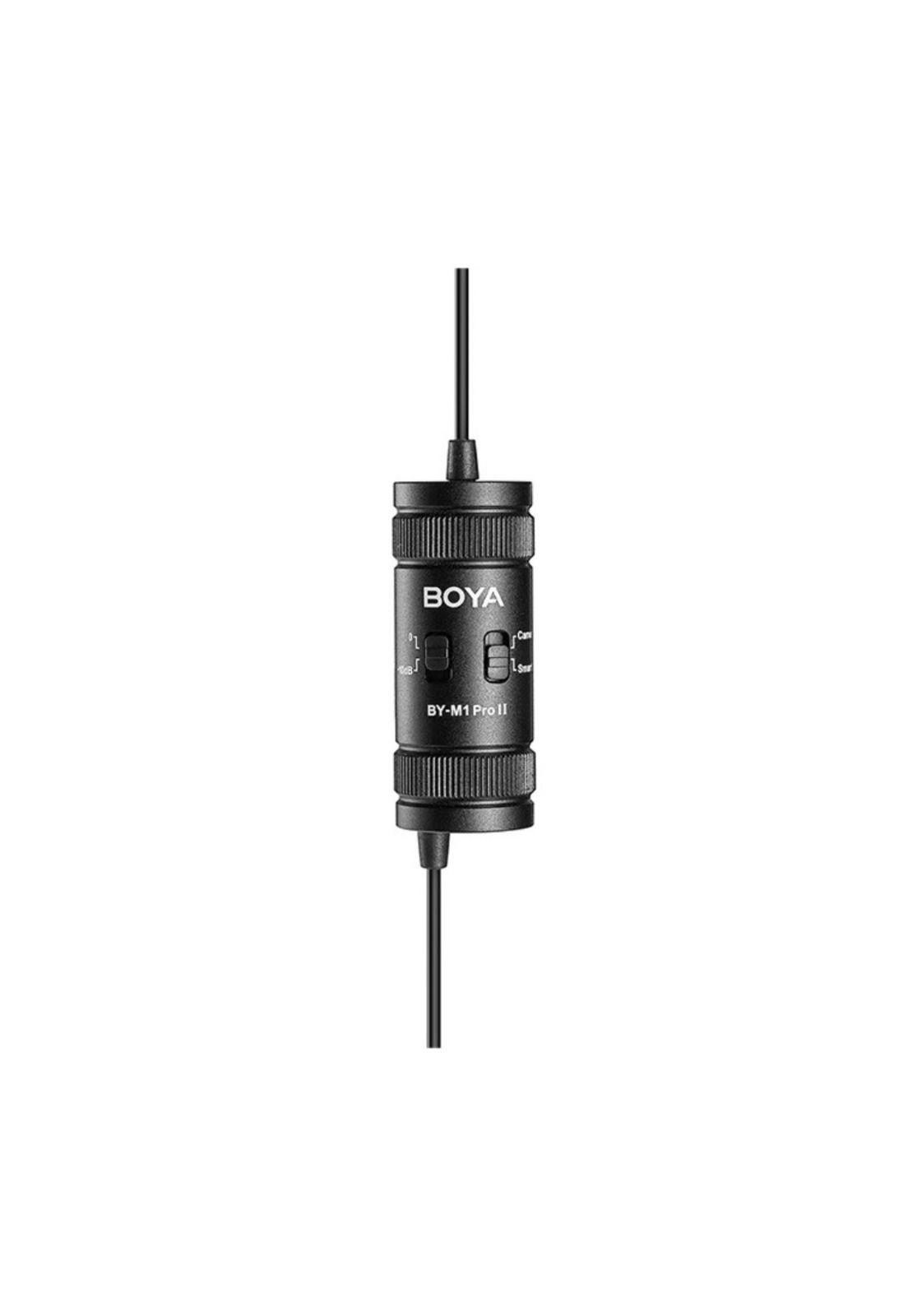 Boya BY-M1 Pro II Micrófono Lavalier con Salida de Audífonos-2