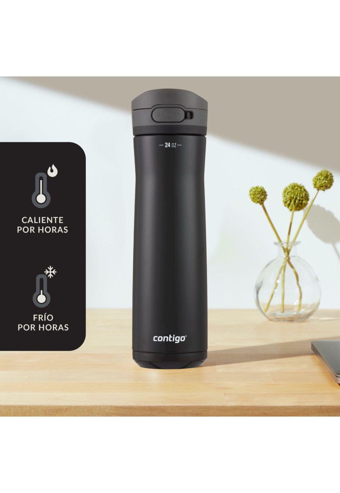 Contigo Jackson Chill 2.0 Autopop Botella de Agua Acero Inoxidable 710ML - Negro-5