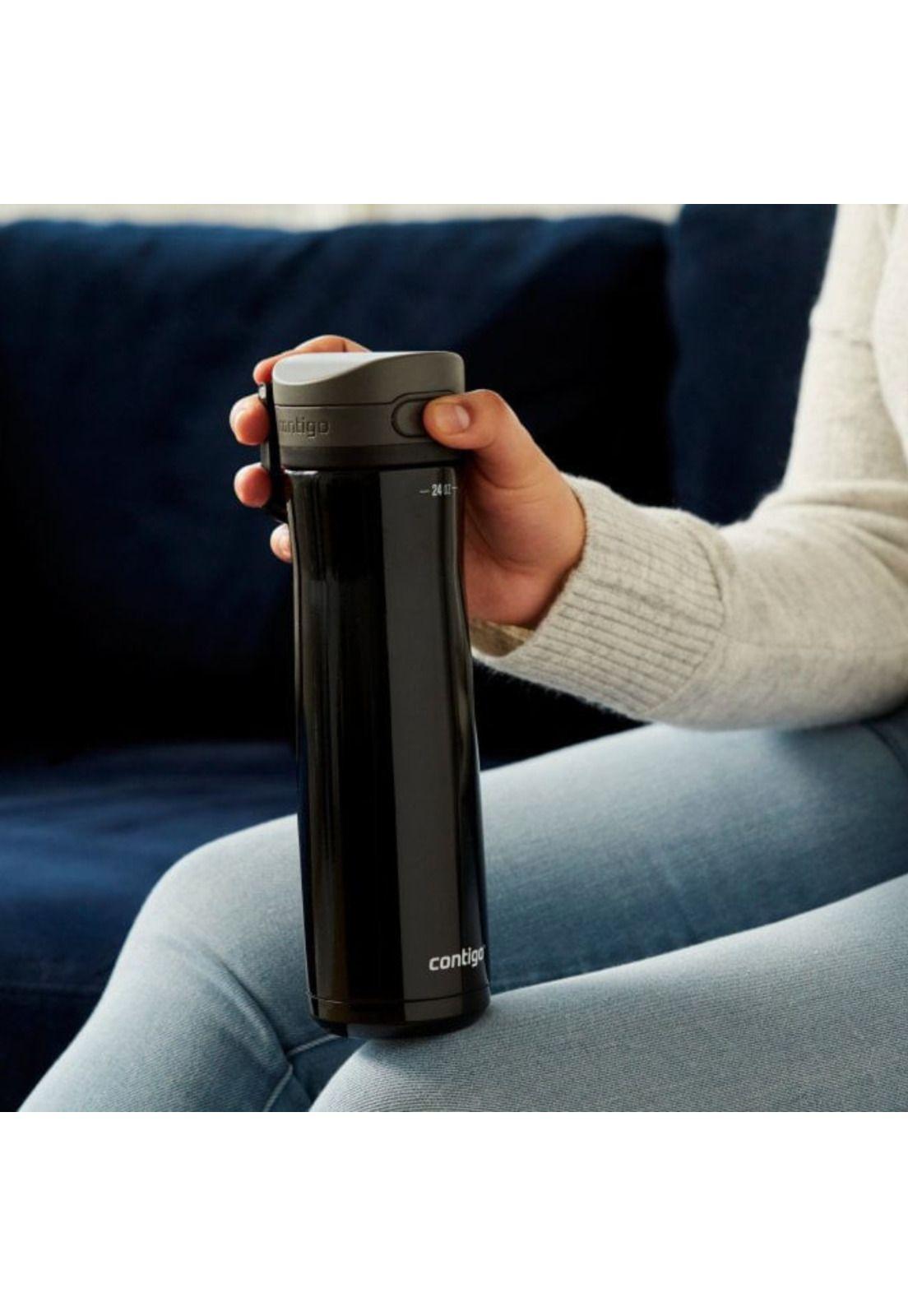 Contigo Jackson Chill 2.0 Autopop Botella de Agua Acero Inoxidable 710ML - Negro-8