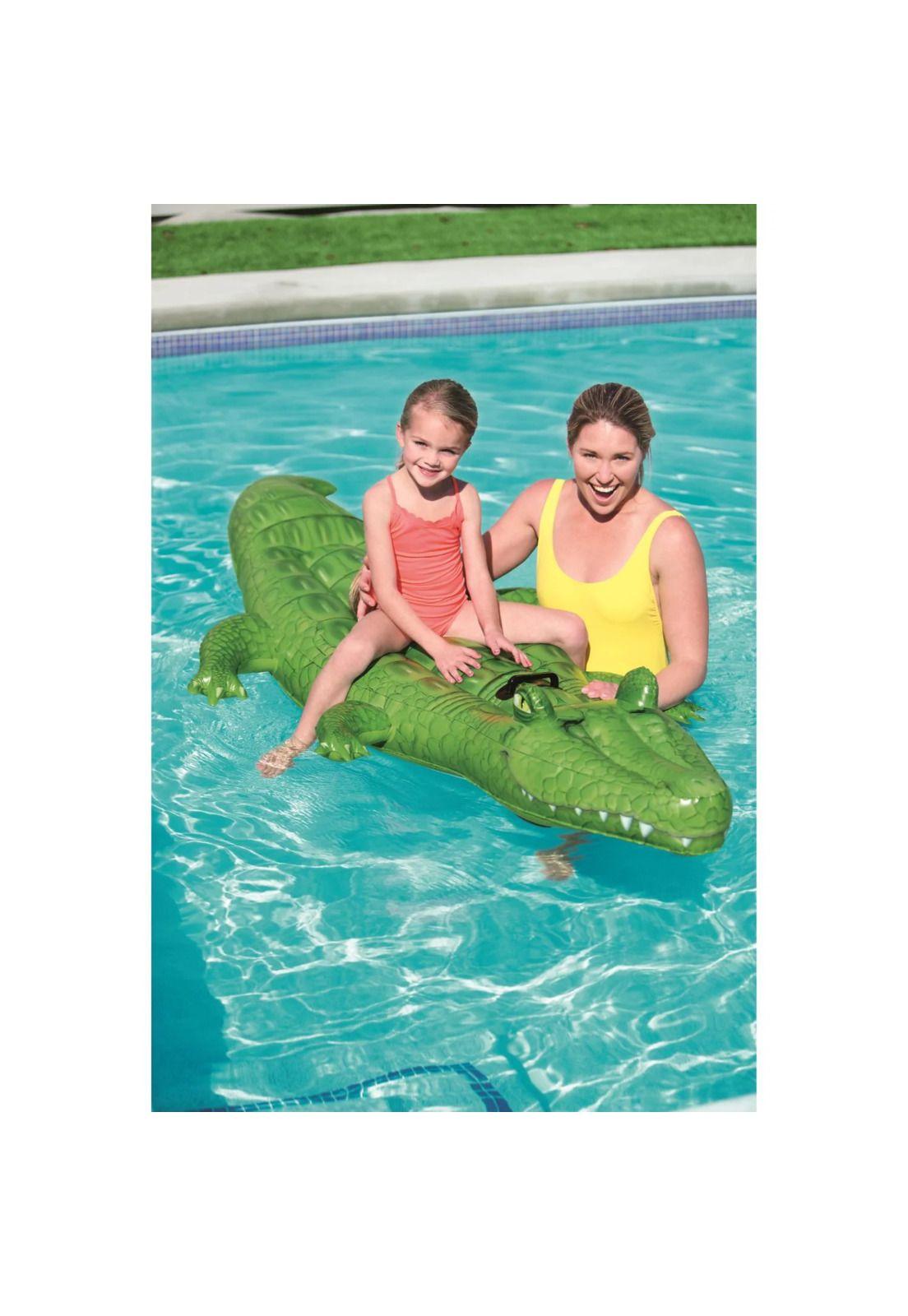 Flotador de Cocodrilo Premium 213x135 cm - 41011-2
