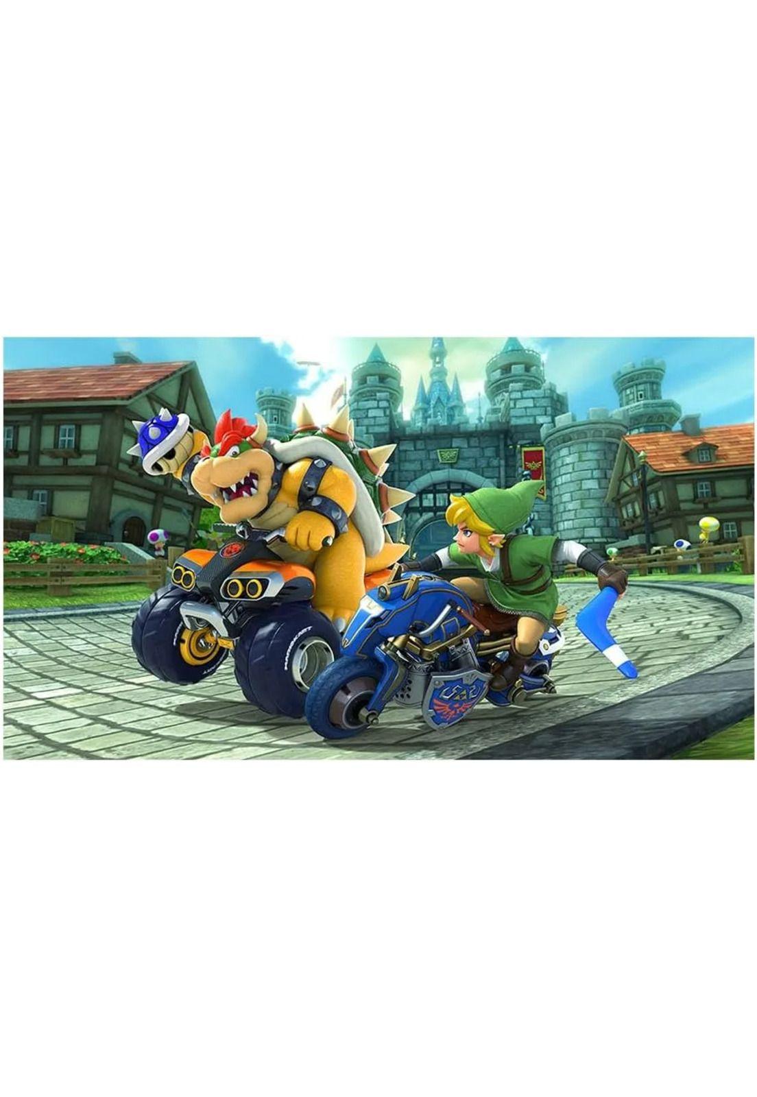 Nintendo Switch OLED Mario Kart 8 Deluxe Digital White-6