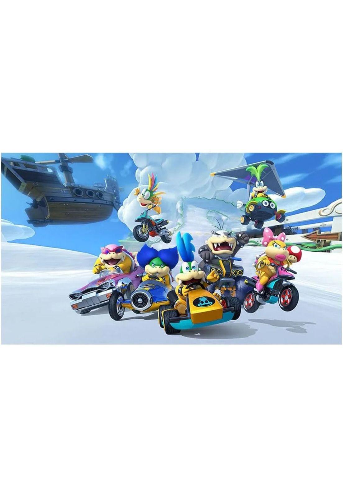 Nintendo Switch OLED Mario Kart 8 Deluxe Digital White-7