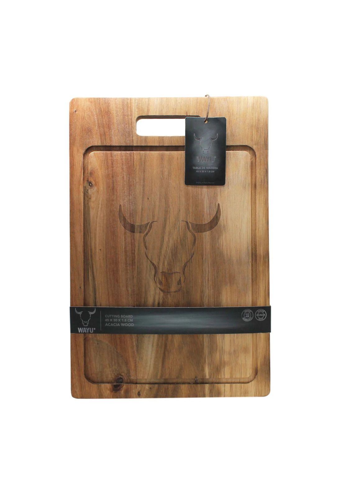 Wayu Tabla de Madera 45x30x1,8cm-0