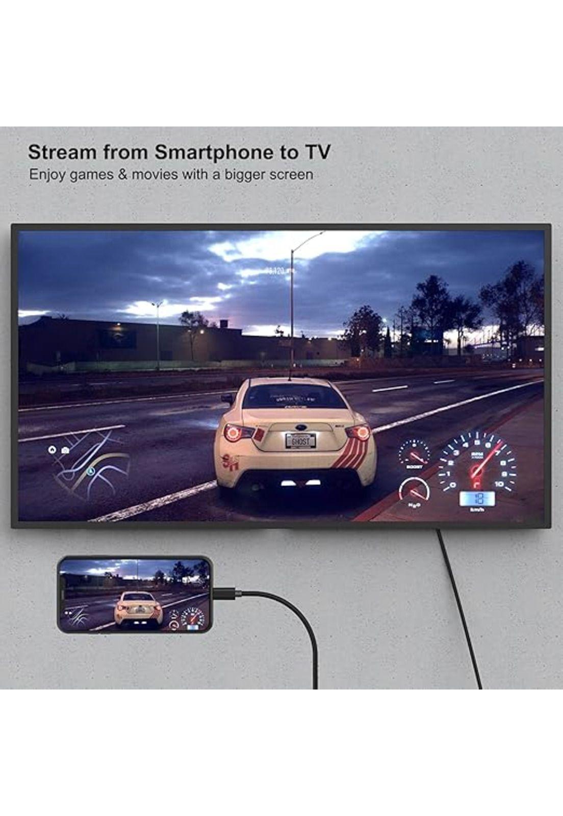 Ugreen Cable de Video USB-C 1.5M Displayport 4K/30HZ Negro-3