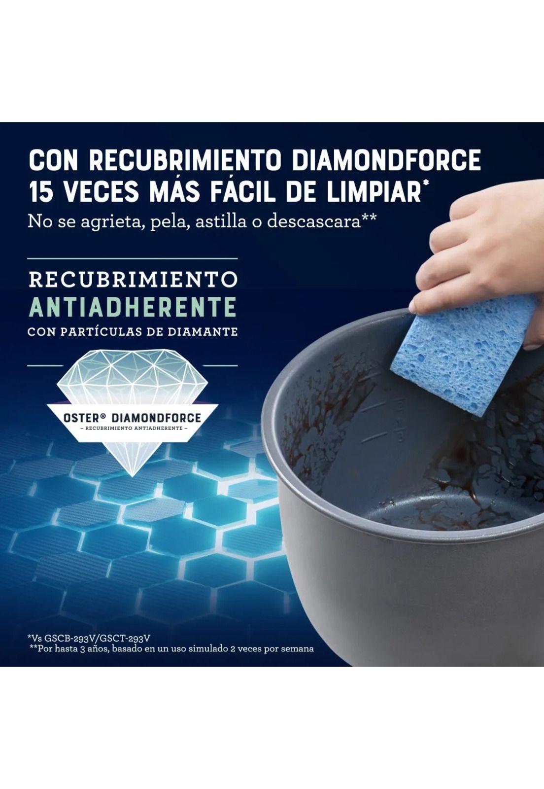Oster Multiolla Turbo 7.5L Recubrimiento DiamondForce  14 Funciones CKSTPCECT75DF-2