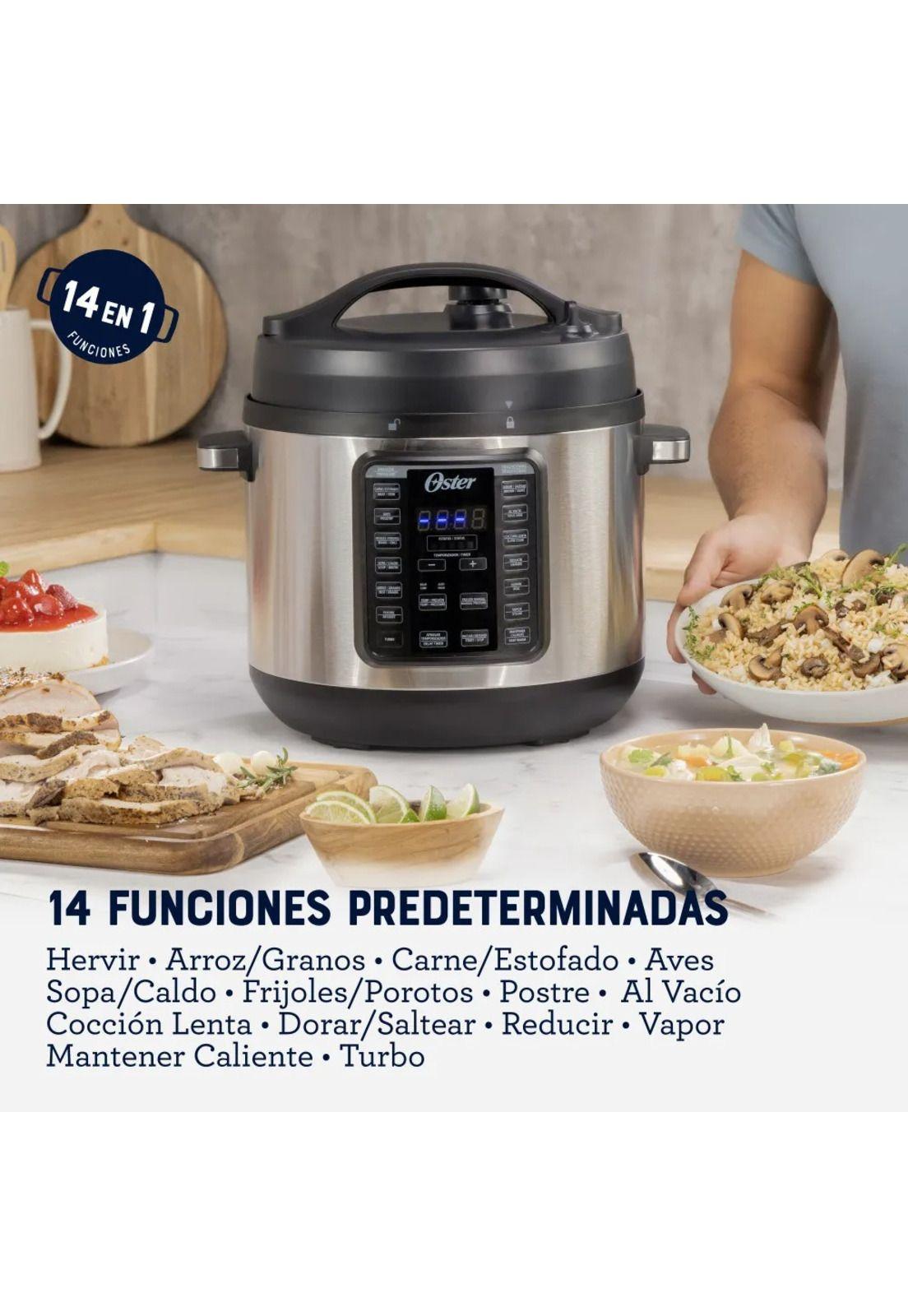 Oster Multiolla Turbo 7.5L Recubrimiento DiamondForce  14 Funciones CKSTPCECT75DF-5