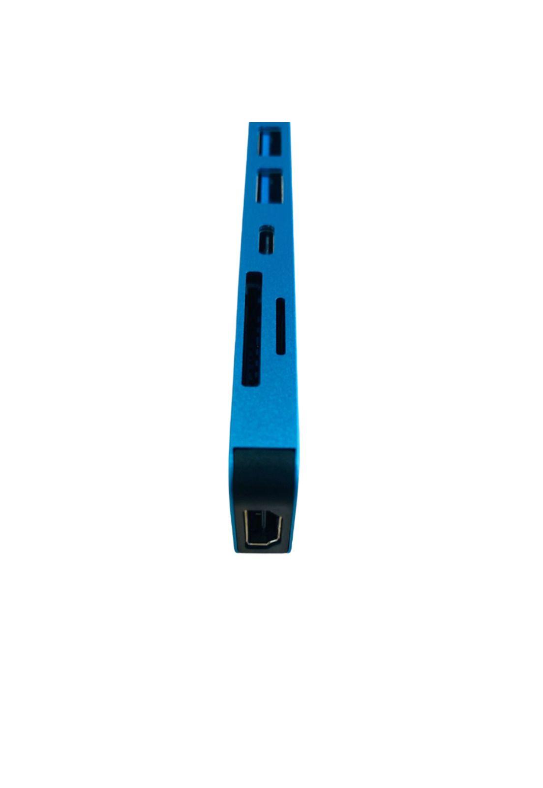 HUB USB-C Multipuerto 7 en 1 - Azul-2