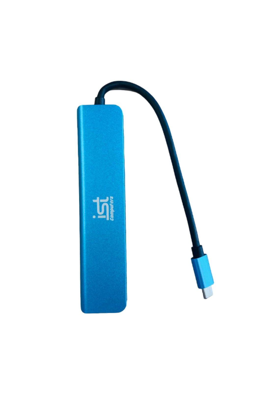 HUB USB-C Multipuerto 7 en 1 - Azul-3