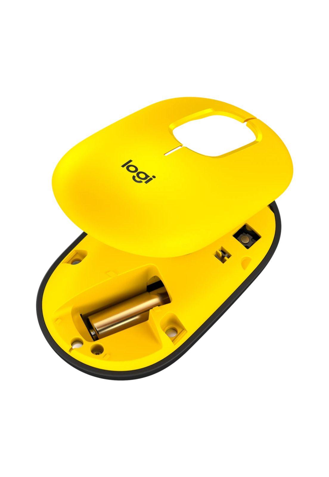 Logitech Pop Mouse Inalámbrico con Función Emojis - Blast-4