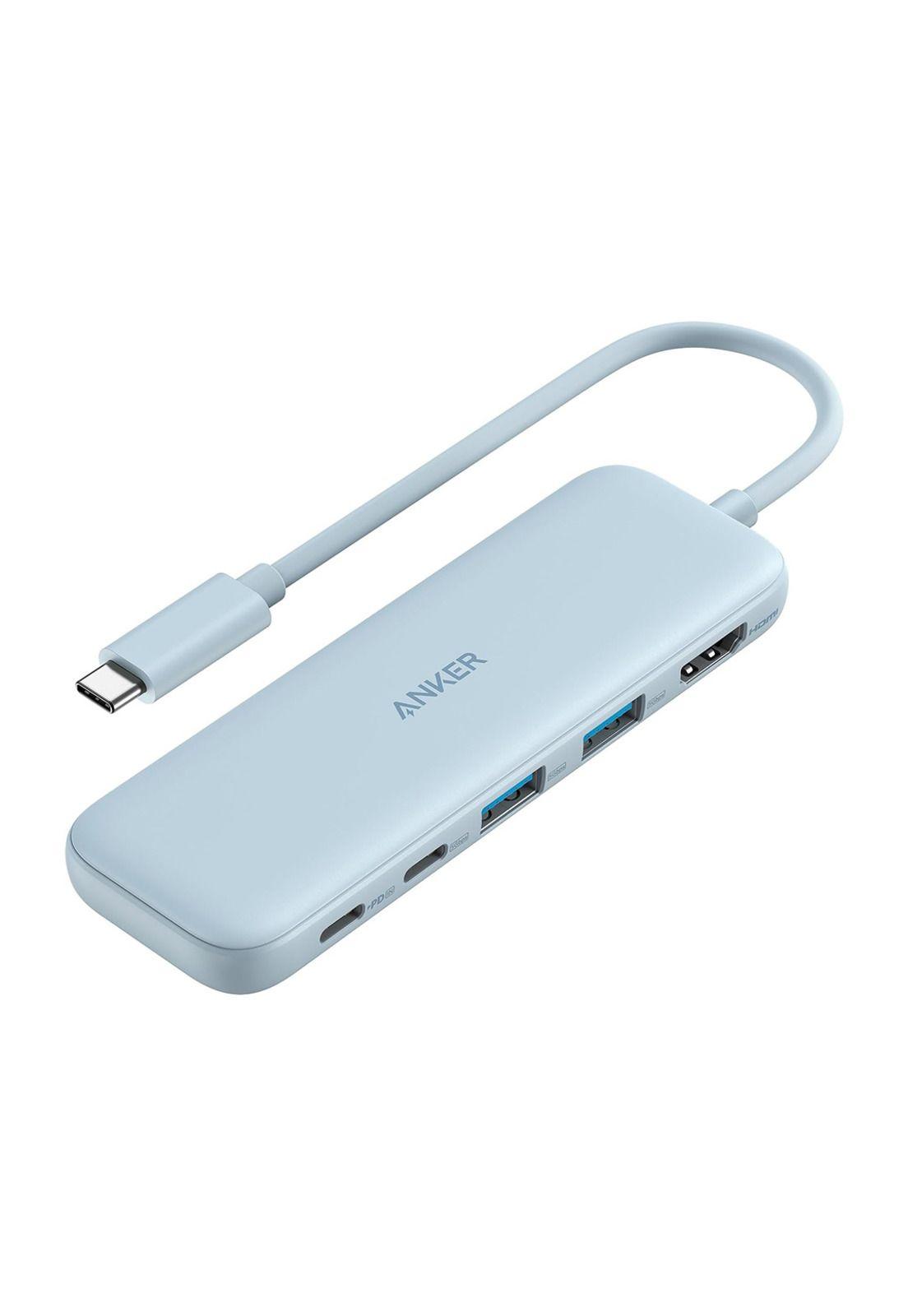Anker Hub 332 USB-C 5 en 1 Azul-0