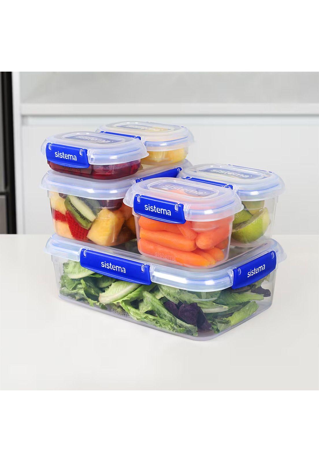 Sistema Pack Contenedores Herméticos Klip it Plus 6 Unidades-2