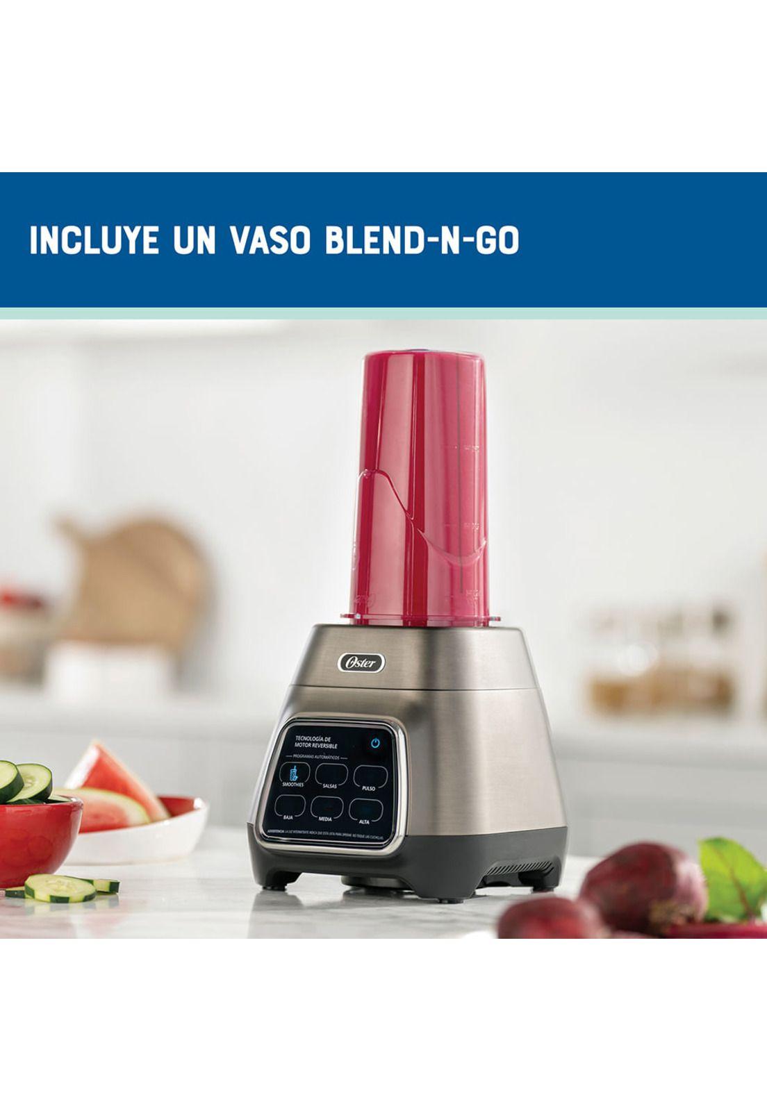 Oster Licuadora Pantalla Táctil y Vaso BLendNGo 1.5L-4