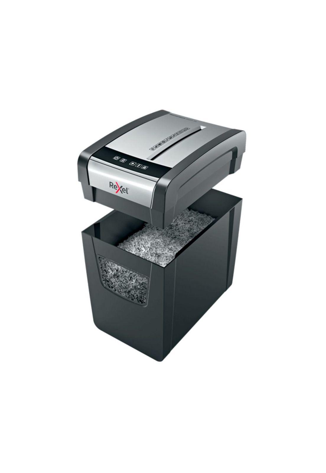 Rexel Trituradora Momentum X410-SL SlimLine Challa 4x28mm P4 10 Hojas 23L-3