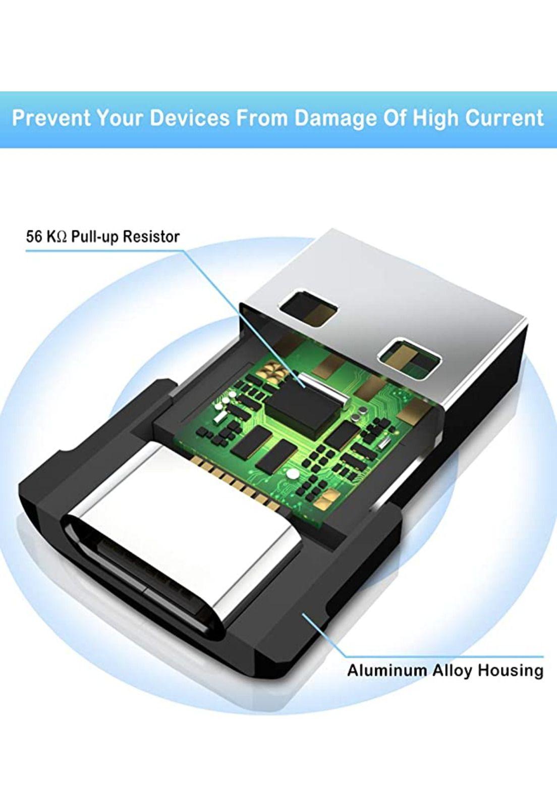 Elebase  Pack 2 unidades Adaptador USB C hembra a USB macho-3