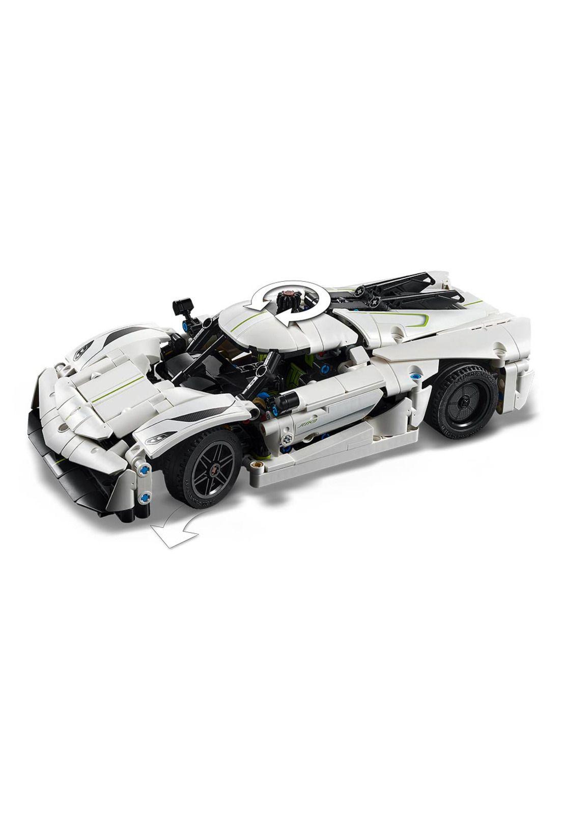 LEGO Hiperauto Koenigsegg Jesko Absolut Blanco - 42184-5