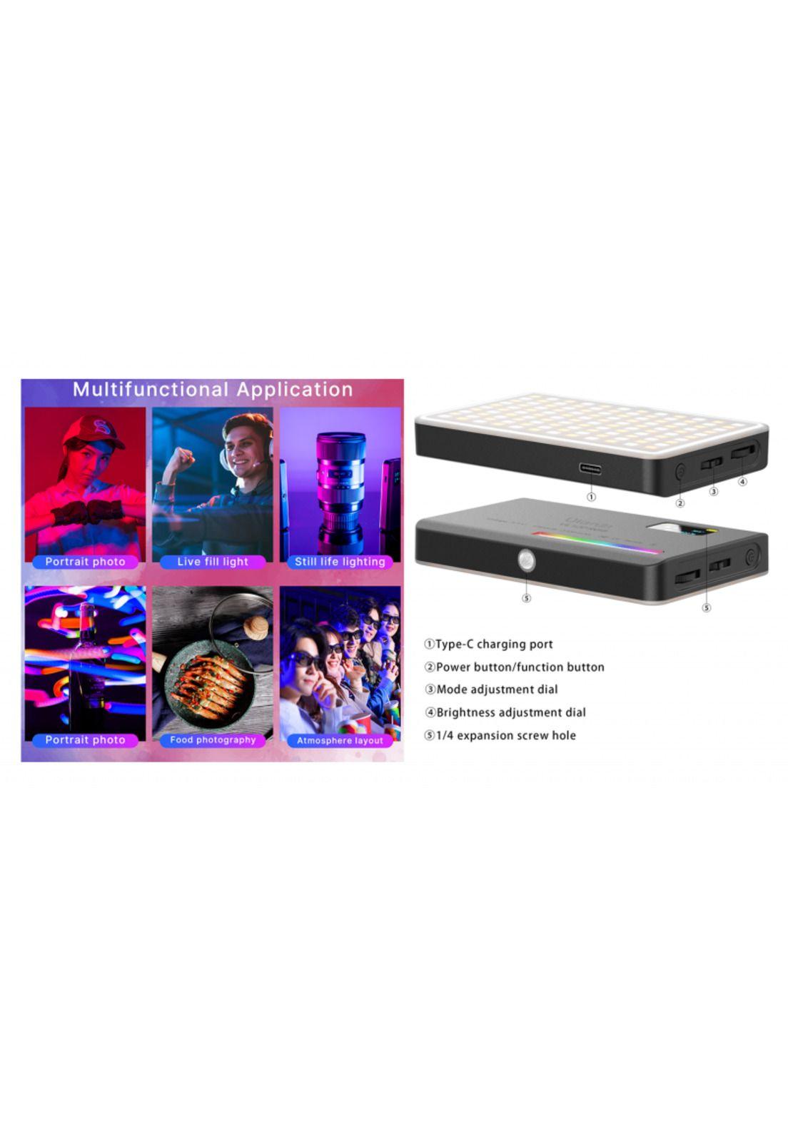 Ulanzi VL120 RGB  Lámpara de Leds Con 20 Efectos Lumínicos-8