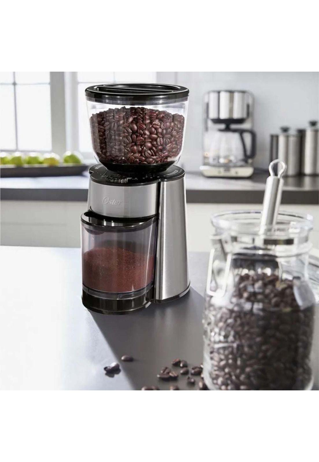 Oster Molinillo de Café 18 Ajustes de Grosor Incluye Accesorios BVSTBMH23-1