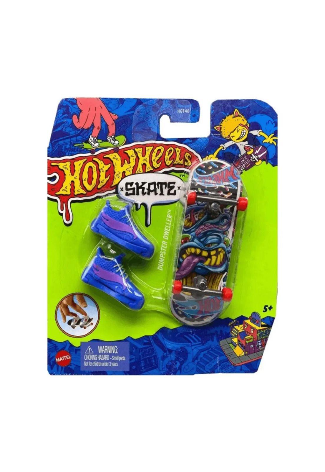 Hot Wheels Patineta de Skate con Tenis Aleatorio-5