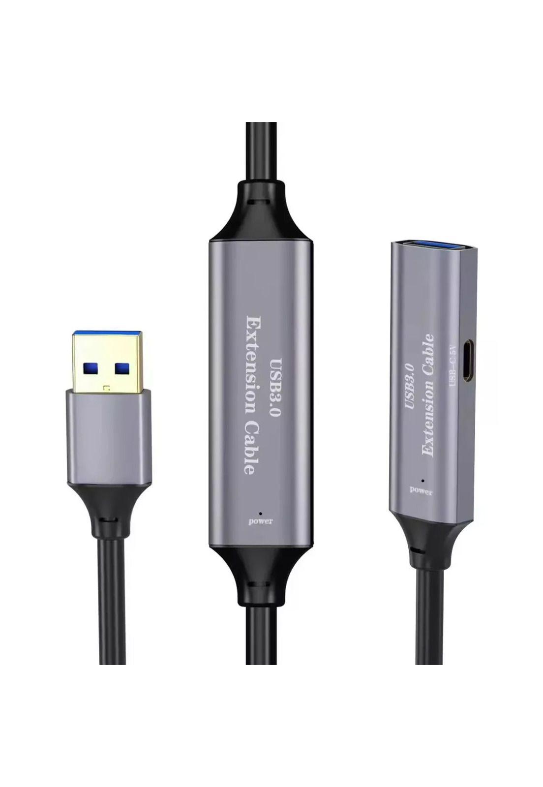 Cable Extensión Activo 15M USB C 3.0 con Chip Macho - Hembra 5gbps-2
