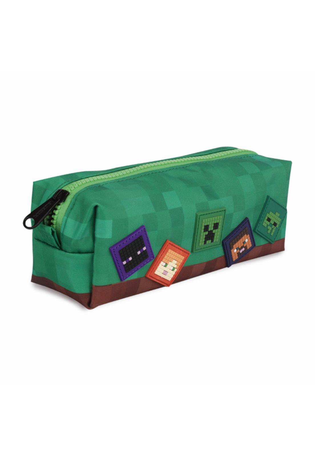 Mooving Estuche Square Minecraft - Verde-0