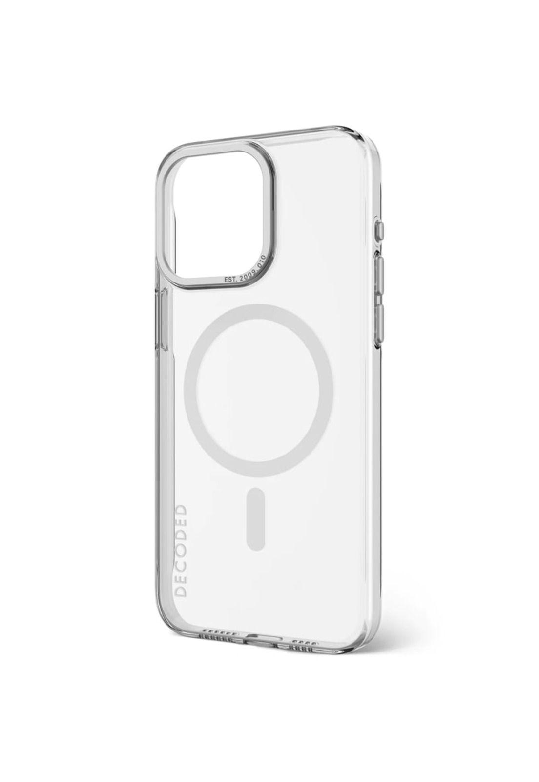 Funda Plástico Reciclado MagSafe Para iPhone 15 Pro Max Decoded Transparente-1