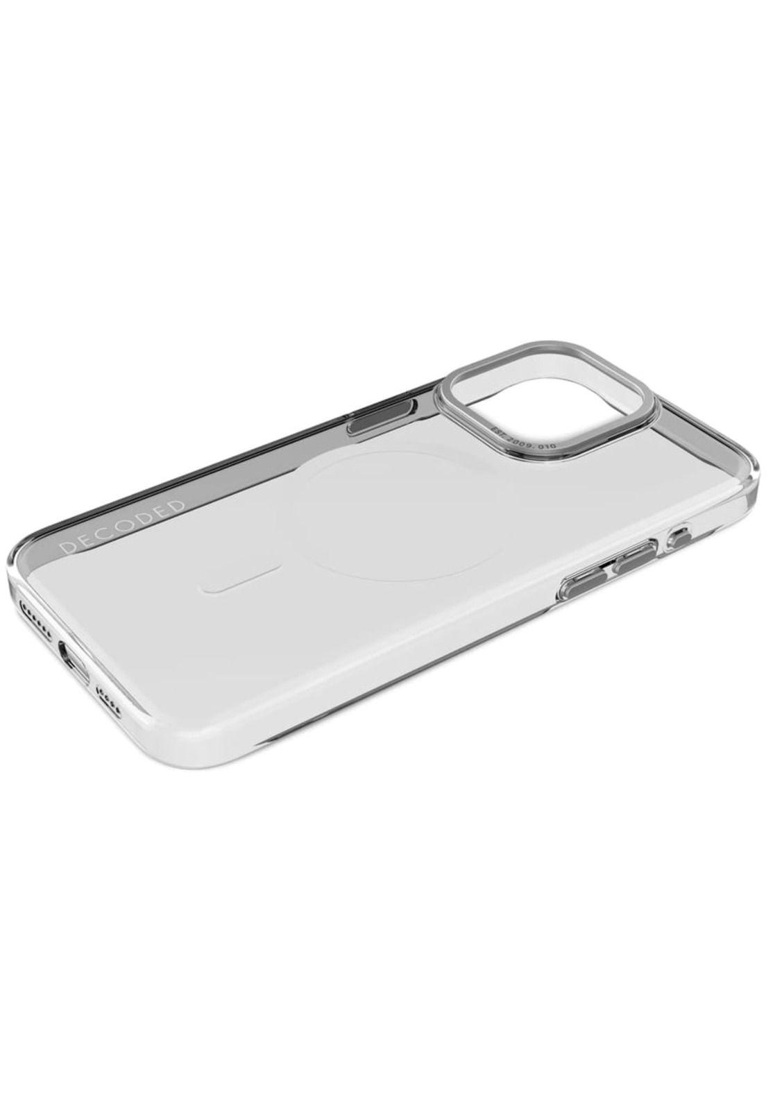 Funda Plástico Reciclado MagSafe Para iPhone 15 Pro Max Decoded Transparente-2