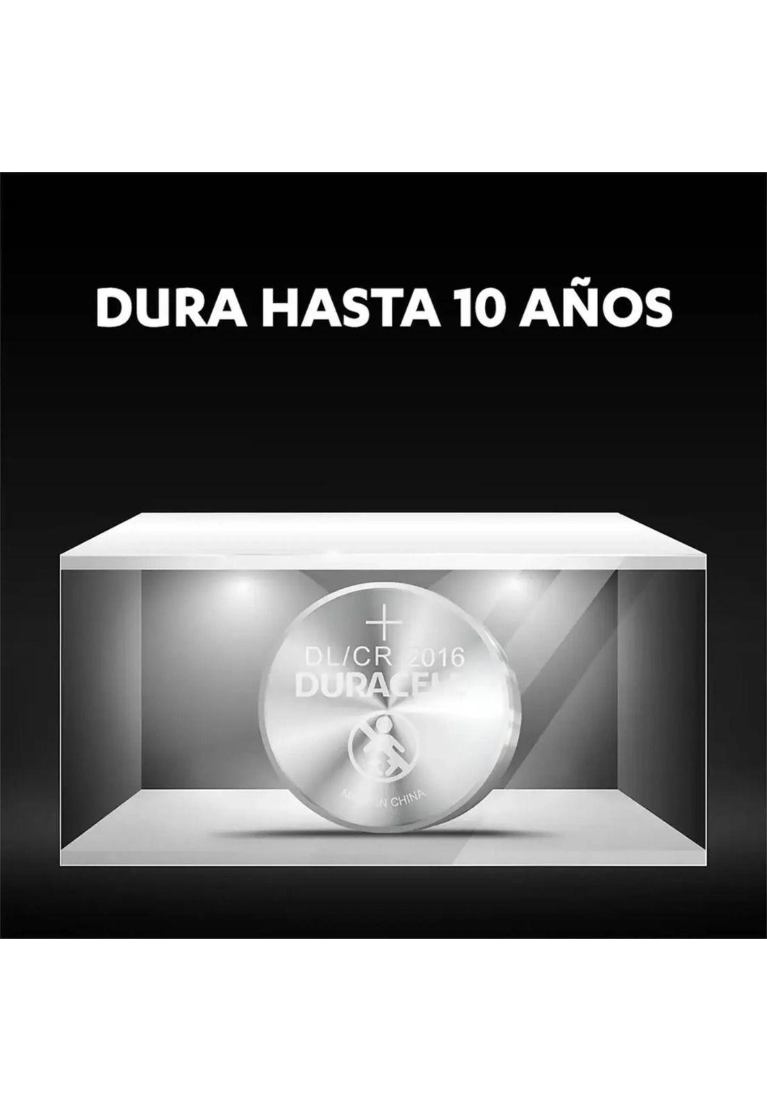Pila Botón Duracell CR2016-3