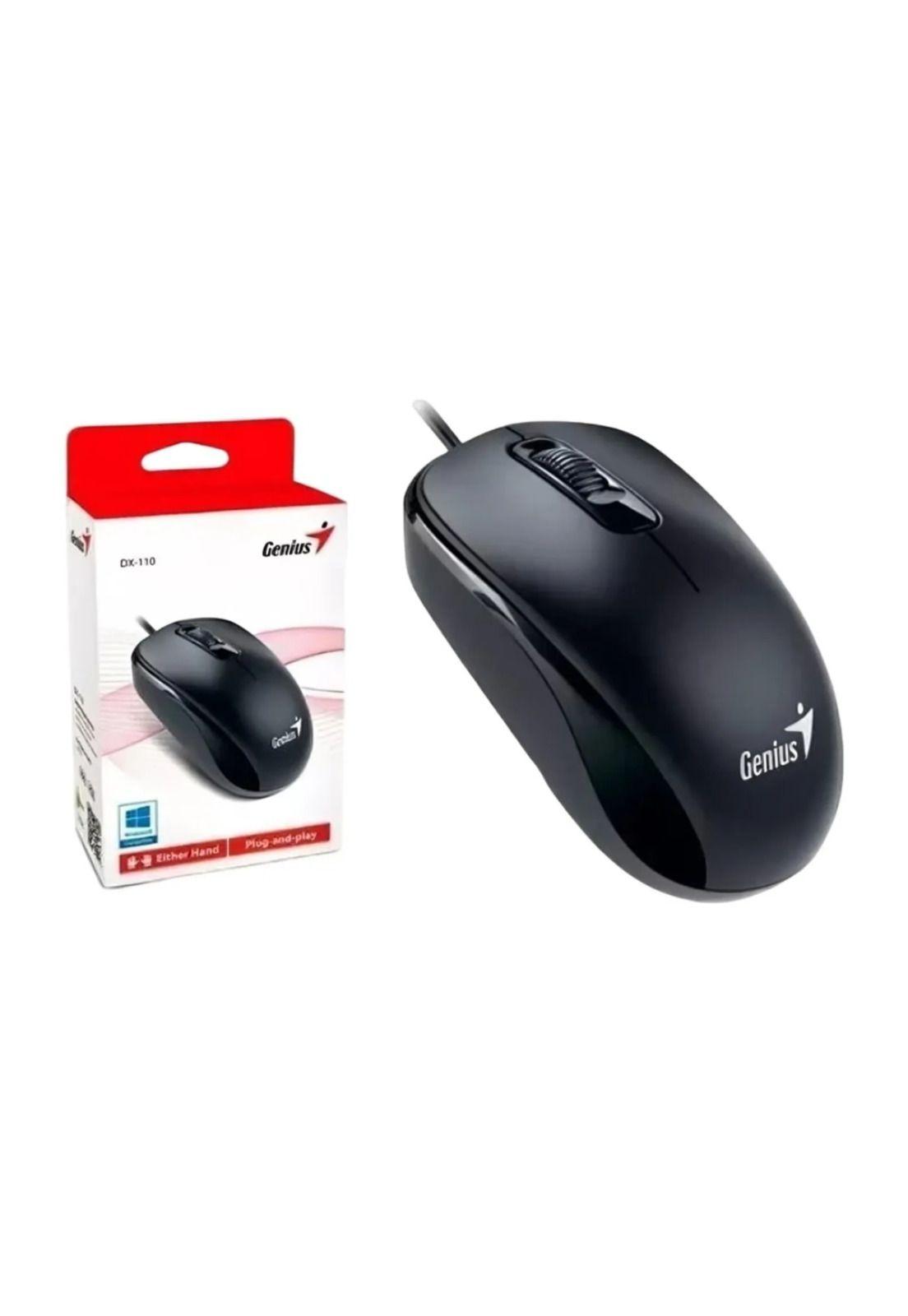 Genius Mouse Óptico DX-110 Alámbrico USB - Negro-2