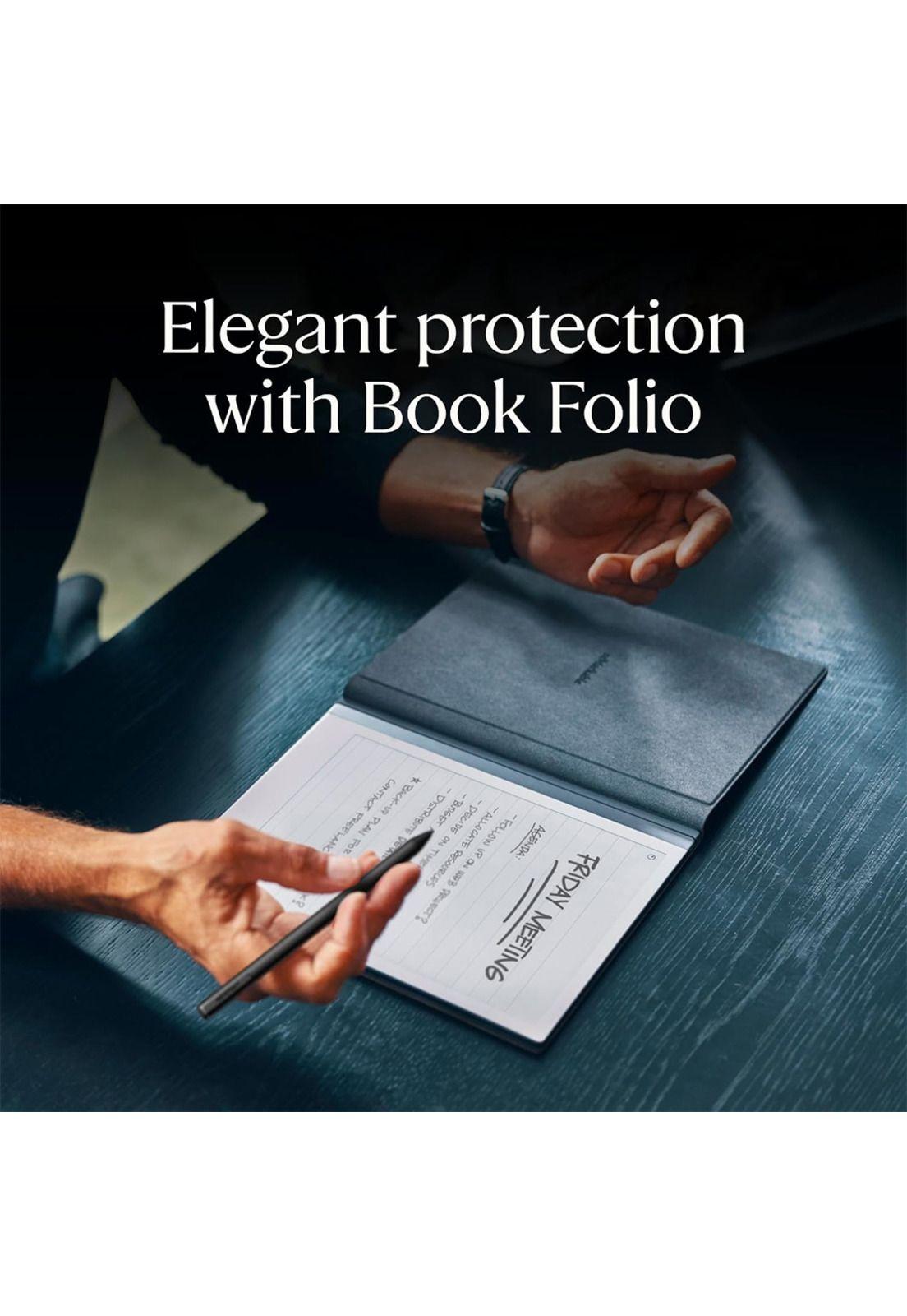 Kit Tableta reMarkable 2 + Marker Plus + Book Folio Negro-3