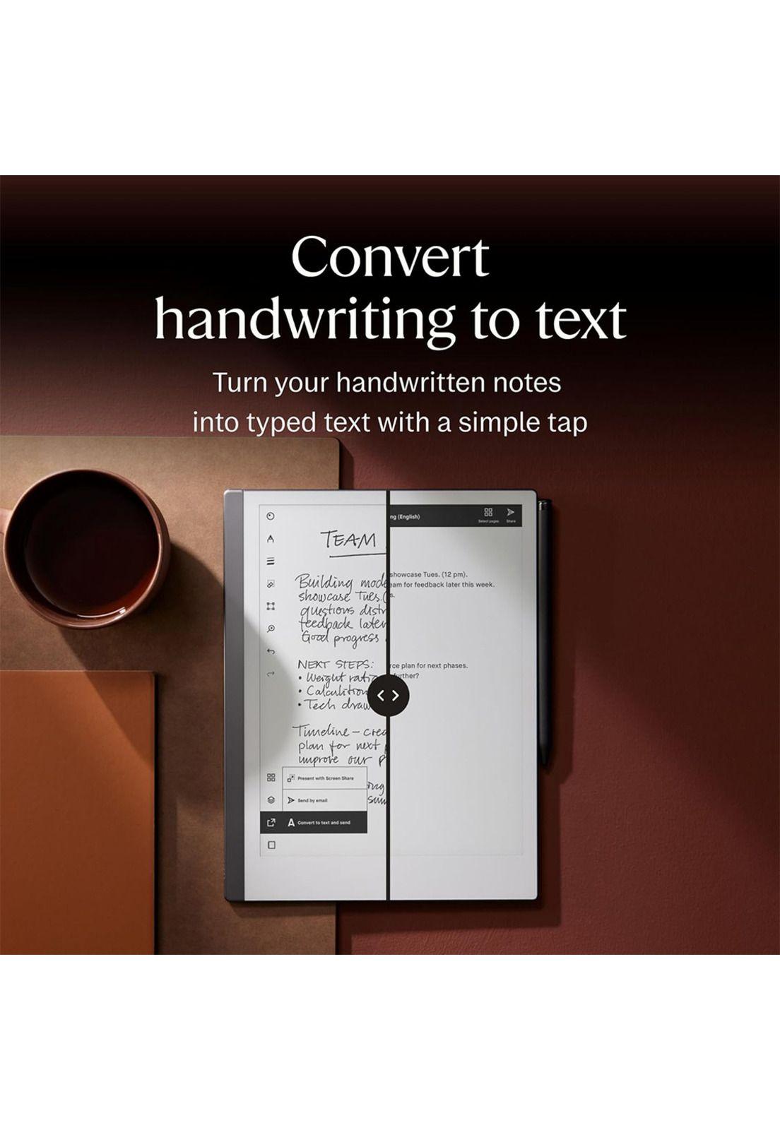 Kit Tableta reMarkable 2 + Marker Plus + Book Folio Negro-5