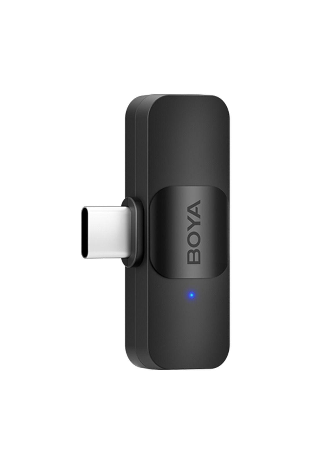 Boya BY-V10 Micrófono Inalámbrico Ultra Compacto y Portable 2.4GHz Conector USB-C-4
