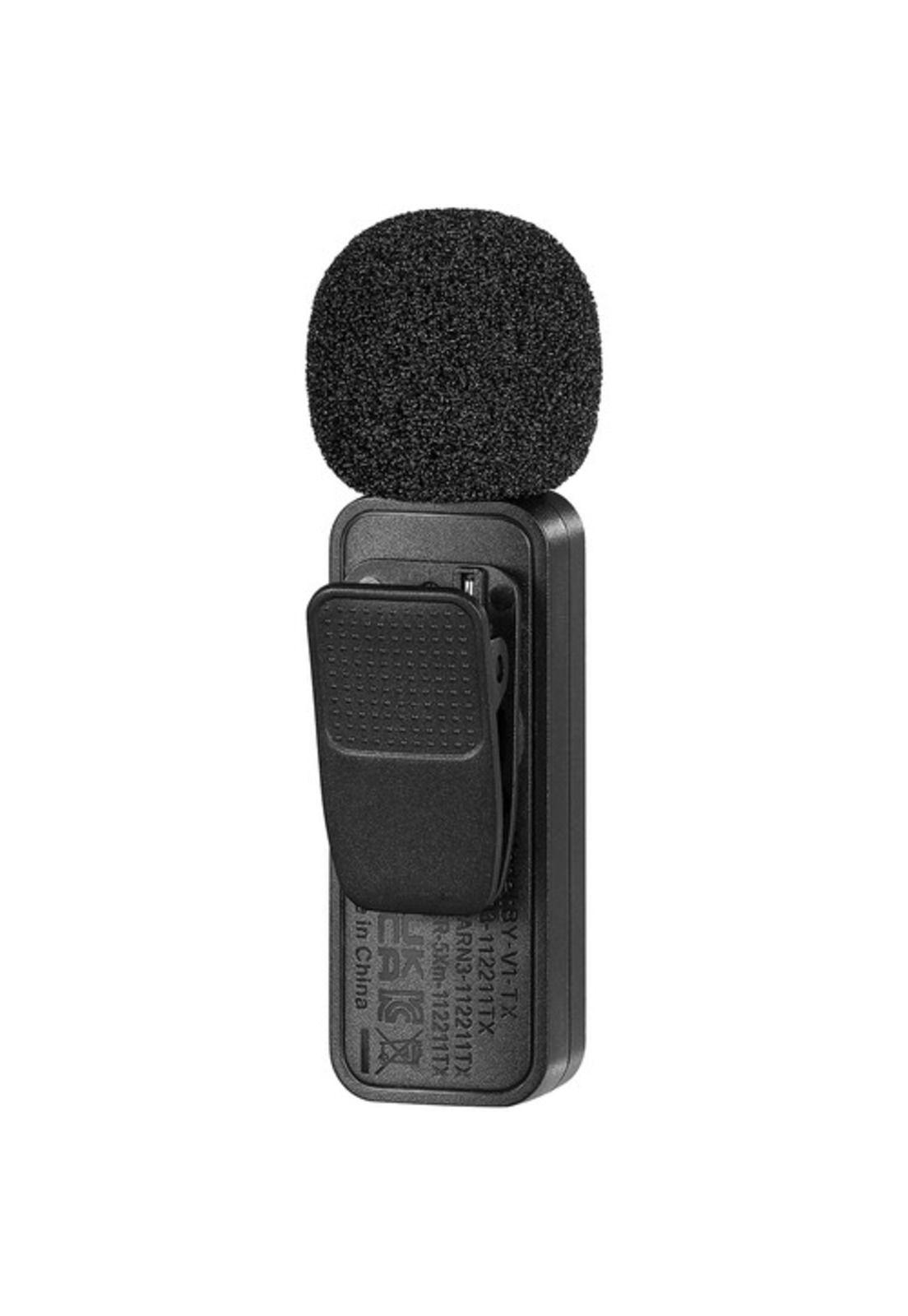 Boya BY-V2 Micrófono Inalámbrico Doble Ultra Compacto y Portable 2.4GHz Conector Lightning-3