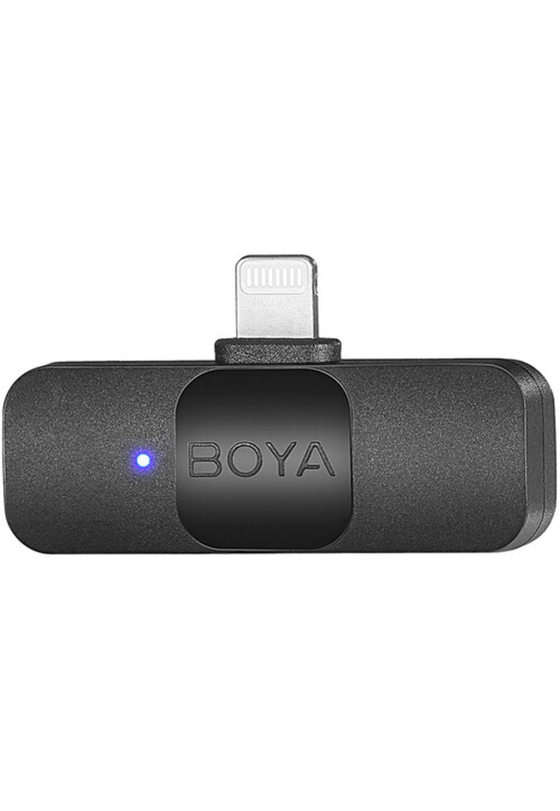Boya BY-V2 Micrófono Inalámbrico Doble Ultra Compacto y Portable 2.4GHz Conector Lightning-6